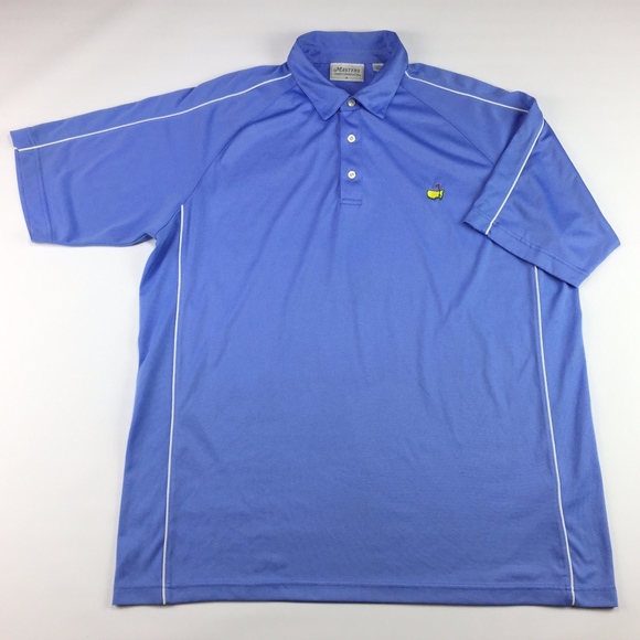 (Sold)Master Performance Blue Short Sleeve Polo - Picture 2 of 7